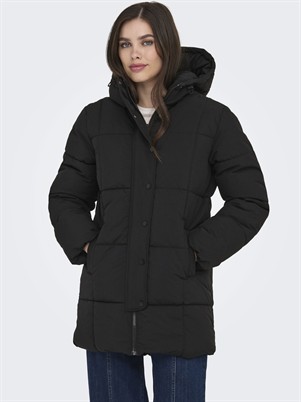 JDYWonder Lang Hood Puffer Jakke